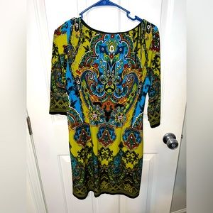 BEAUTIFUL GREEN SANDRA DARREN DRESS💚💙🧡